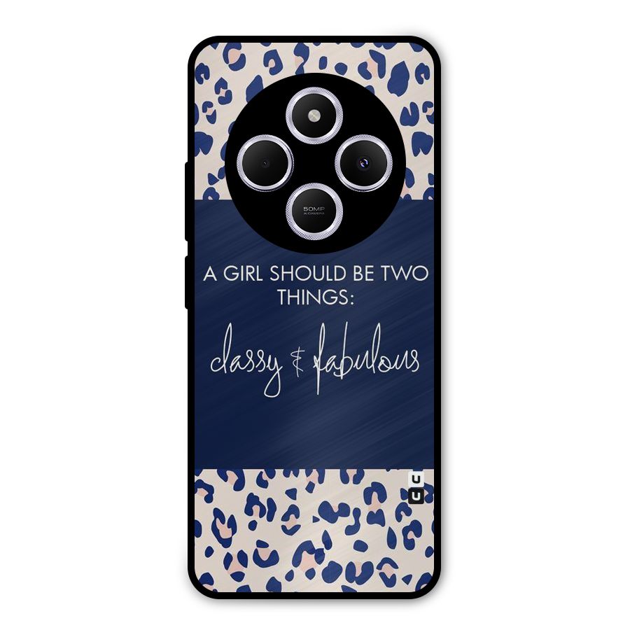 Classy and Fabulous Metal Back Case for Poco C75 5G