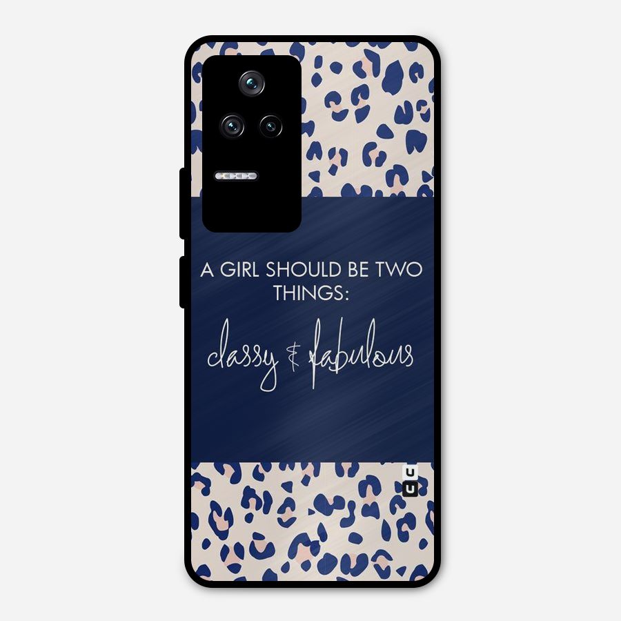Classy and Fabulous Metal Back Case for Poco F4 5G