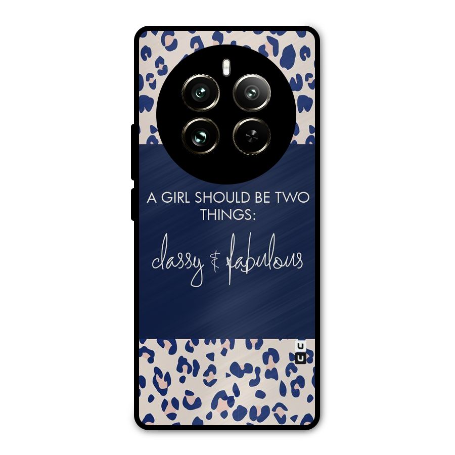 Classy and Fabulous Metal Back Case for Realme 12 Pro