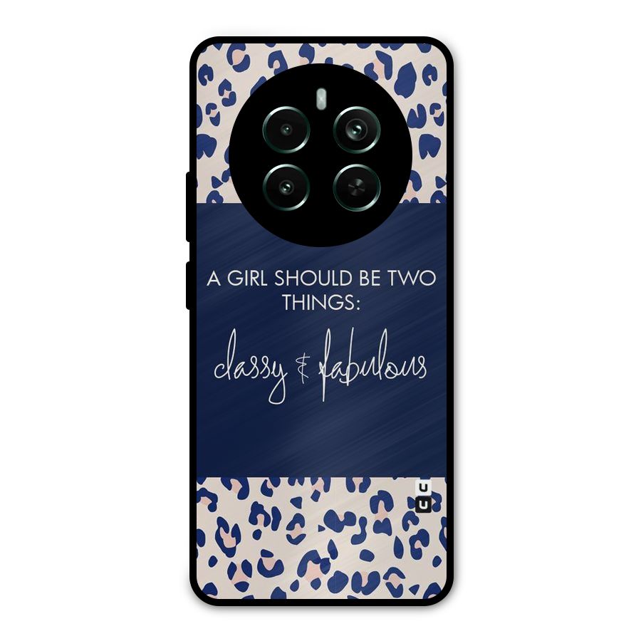 Classy and Fabulous Metal Back Case for Realme 12 Pro Plus