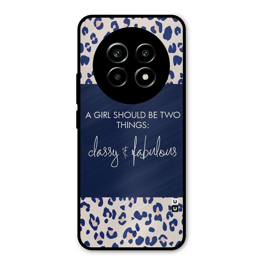 Classy and Fabulous Metal Back Case for Realme 13 Pro