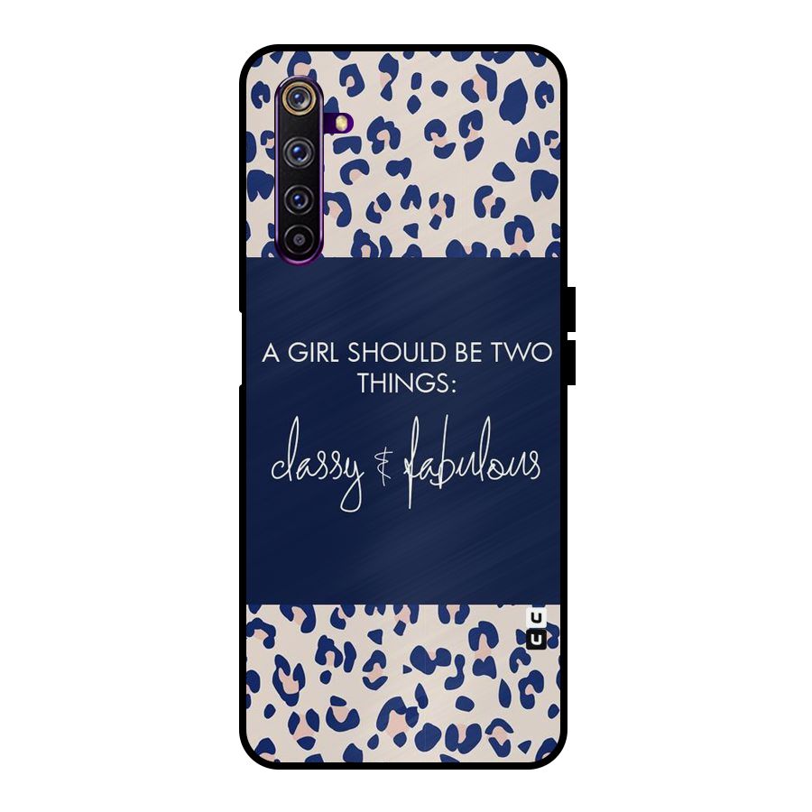 Classy and Fabulous Metal Back Case for Realme 6 Pro