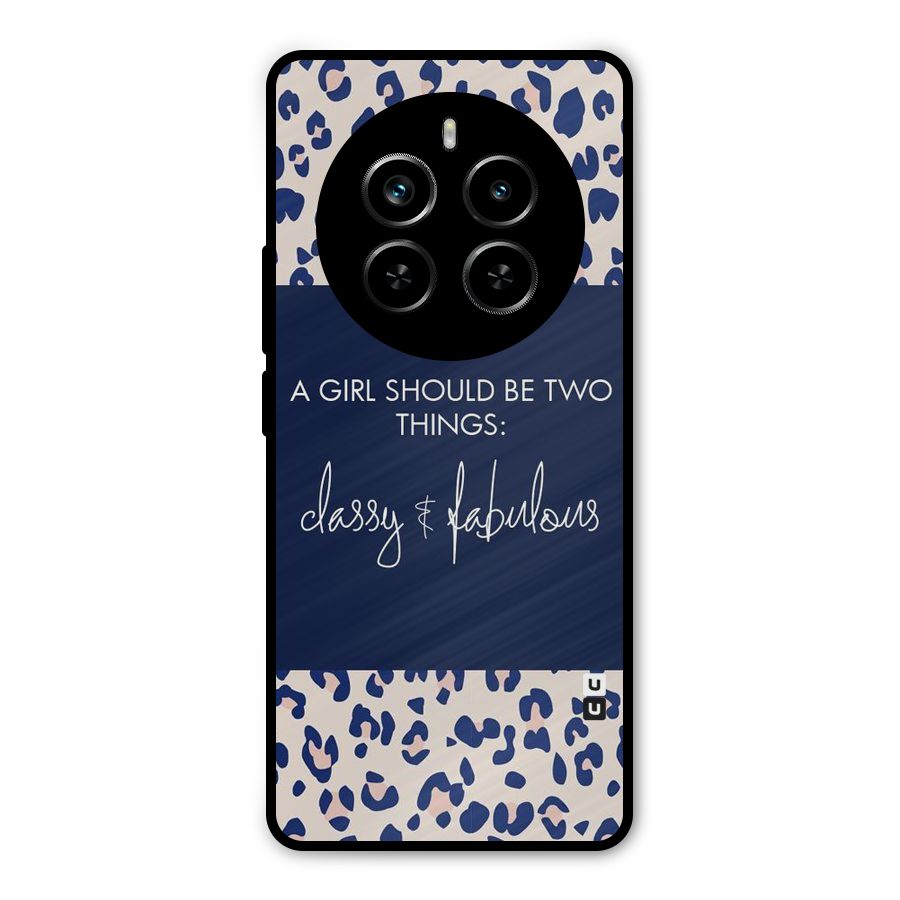 Classy and Fabulous Metal Back Case for Realme P1 Pro
