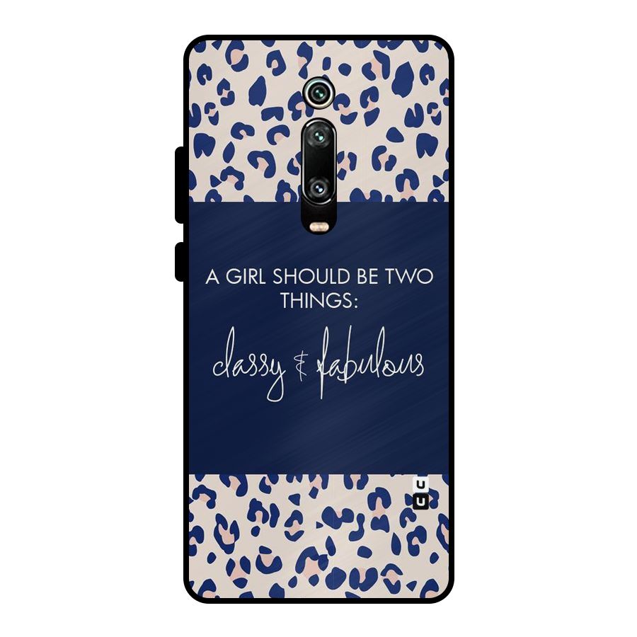 Classy and Fabulous Metal Back Case for Redmi K20