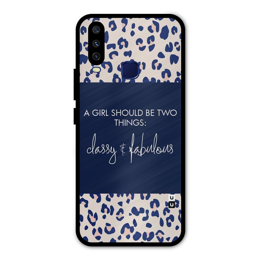 Classy and Fabulous Metal Back Case for Vivo V17