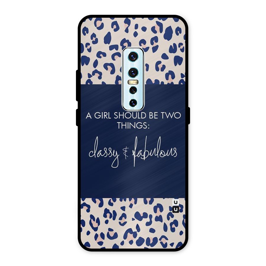 Classy and Fabulous Metal Back Case for Vivo V17 Pro