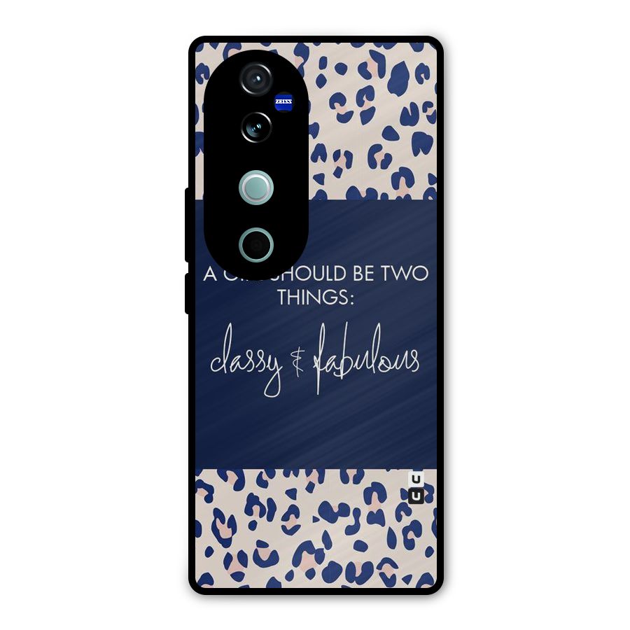 Classy and Fabulous Metal Back Case for Vivo V40