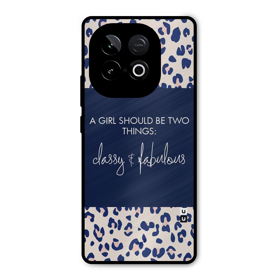 Classy and Fabulous Metal Back Case for iQOO Neo 10