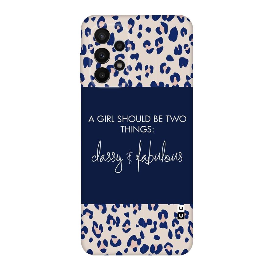 Classy and Fabulous Original Polycarbonate Back Case for Galaxy A23