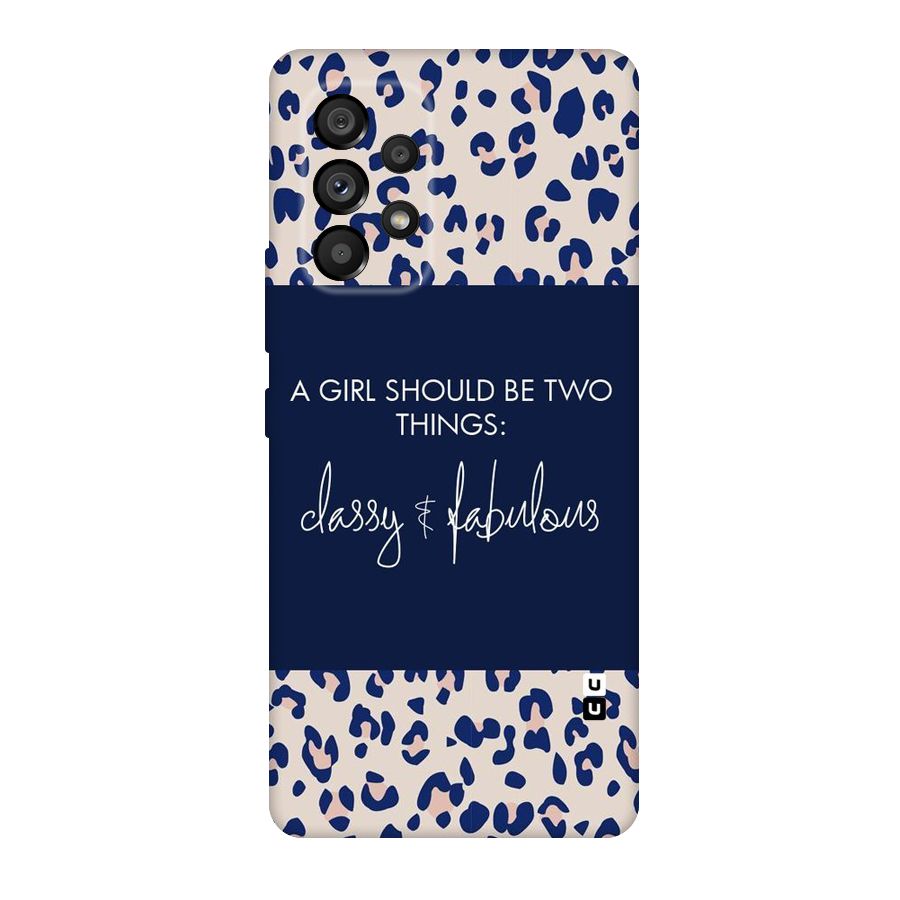 Classy and Fabulous Original Polycarbonate Back Case for Galaxy A53 5G