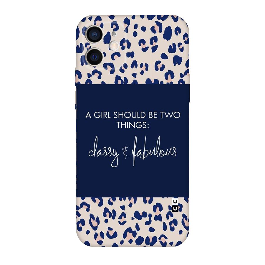 Classy and Fabulous Original Polycarbonate Back Case for iPhone 12