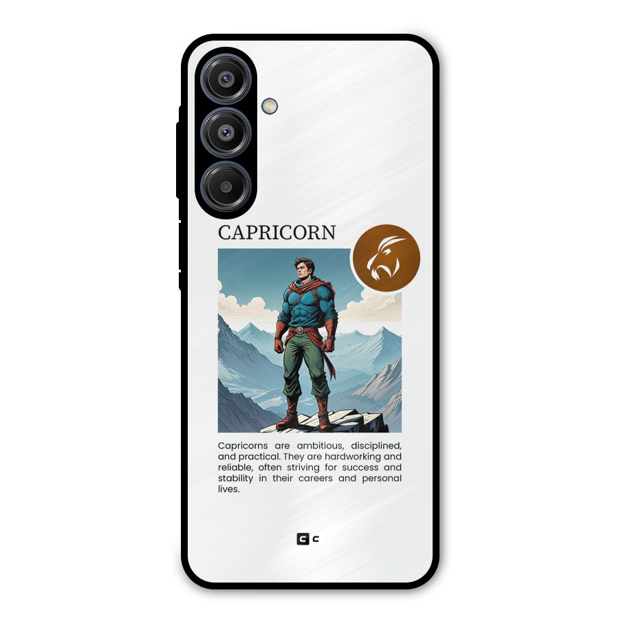 Clever Capricorn Metal Back Case for Galaxy A16 5G