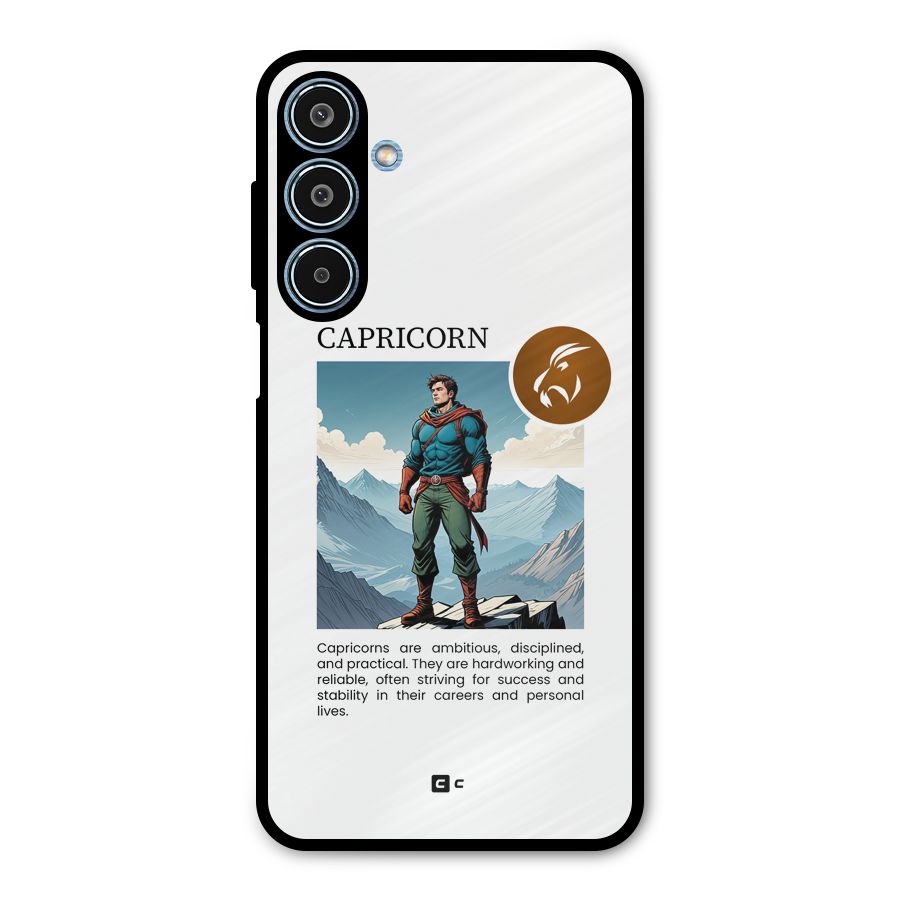Clever Capricorn Metal Back Case for Galaxy M35