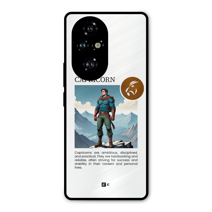 Clever Capricorn Metal Back Case for Honor 200 Pro