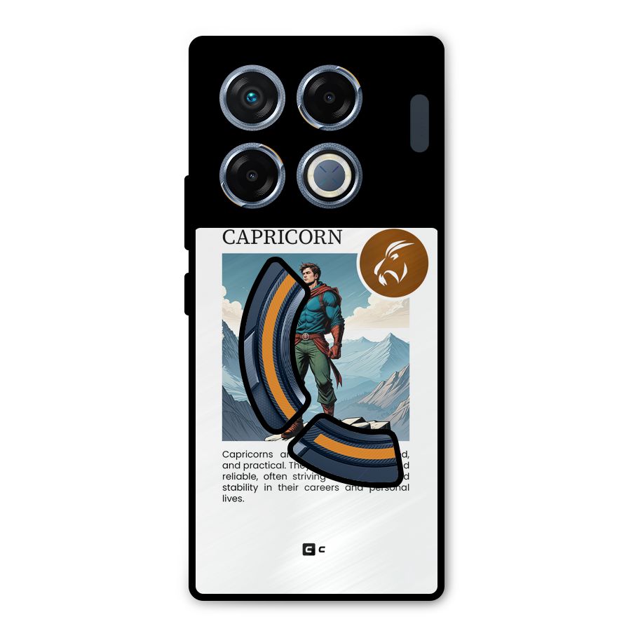Clever Capricorn Metal Back Case for Infinix GT 20 Pro