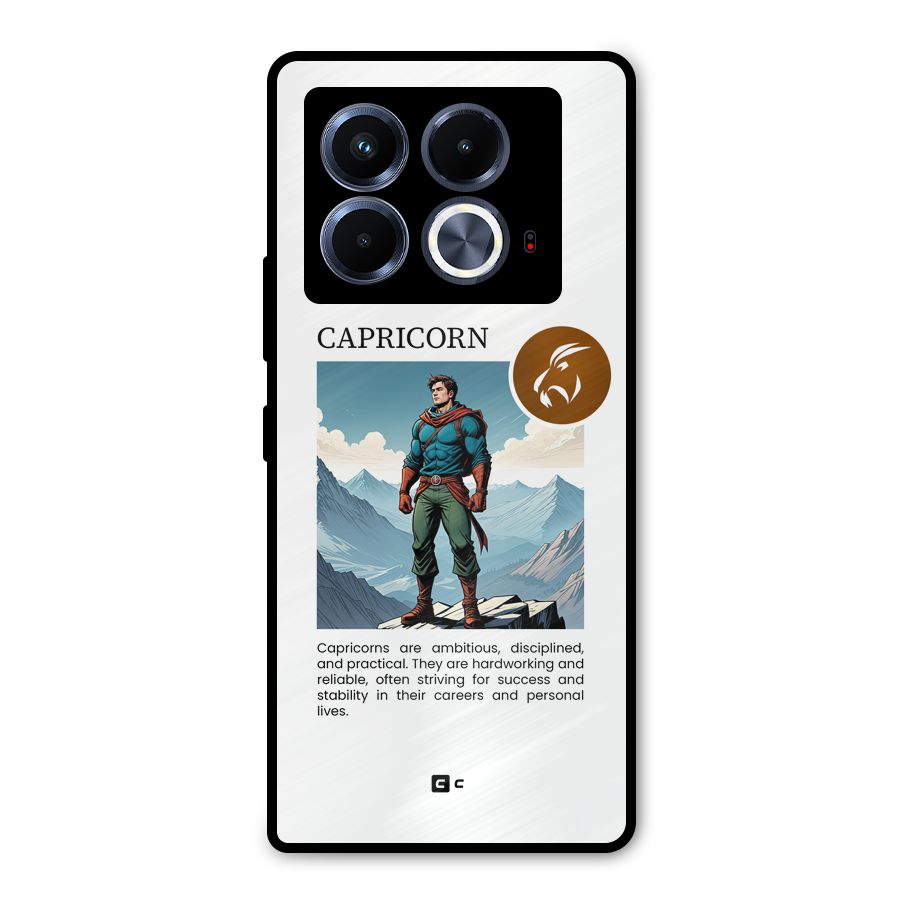 Clever Capricorn Metal Back Case for Infinix Note 40 5G