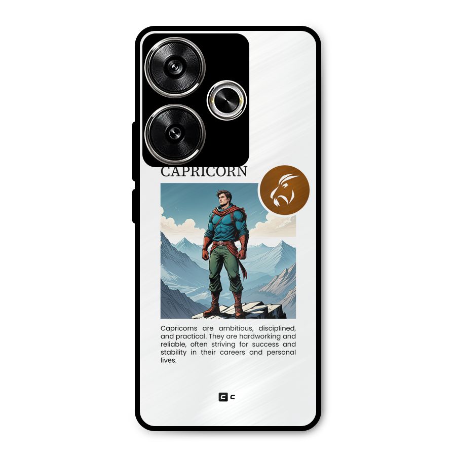 Clever Capricorn Metal Back Case for Poco F6