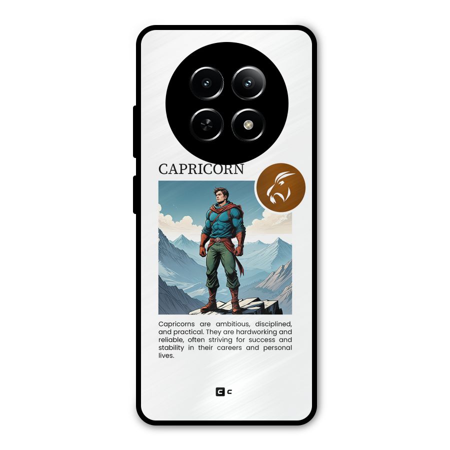 Clever Capricorn Metal Back Case for Realme 13