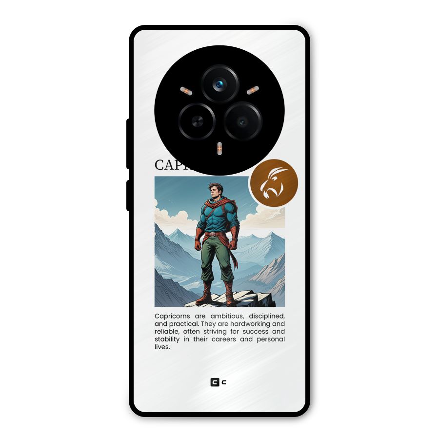 Clever Capricorn Metal Back Case for Realme 14 Pro Plus