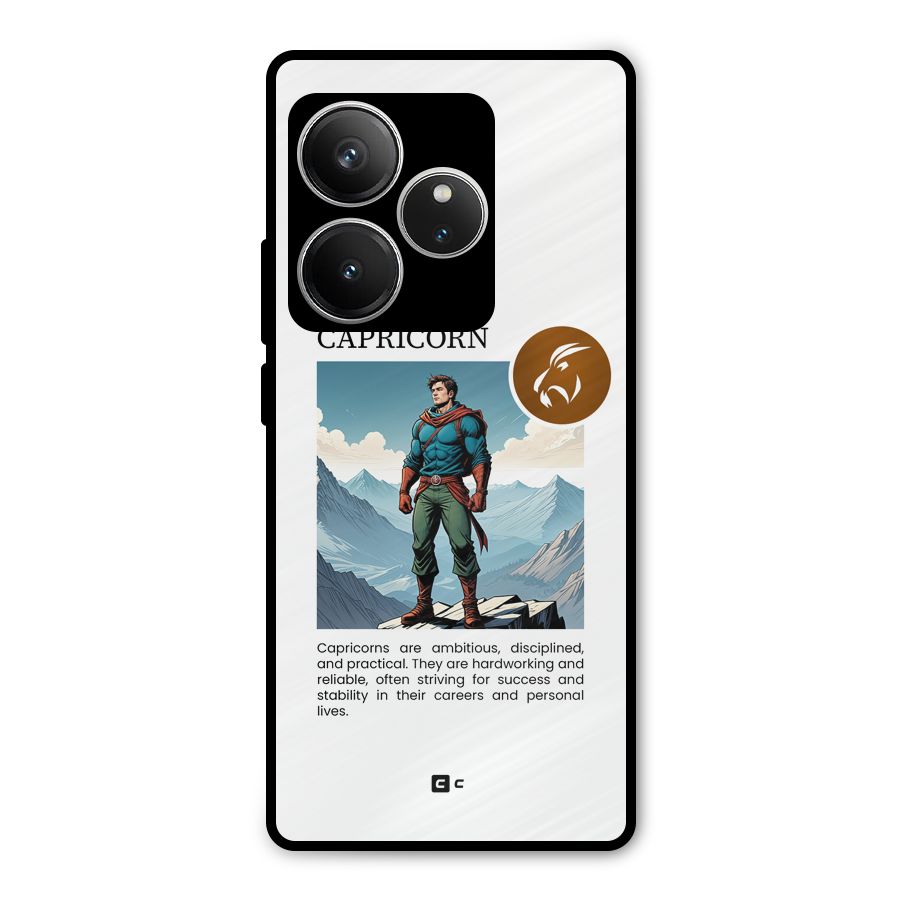 Clever Capricorn Metal Back Case for Realme GT 6