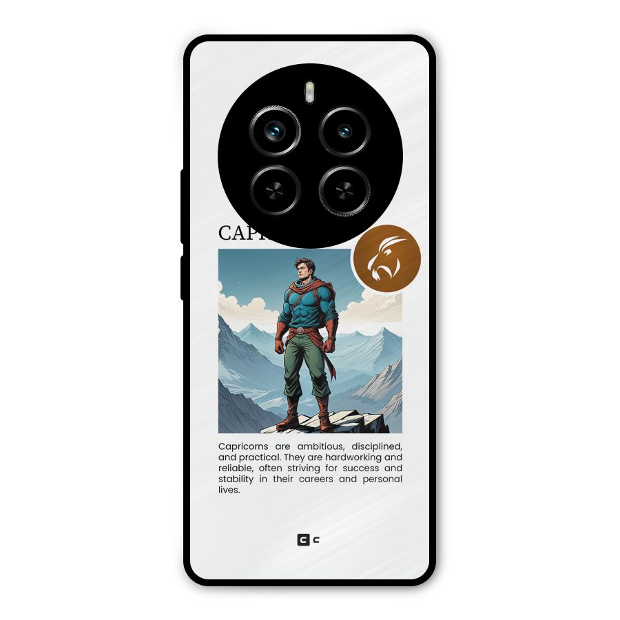 Clever Capricorn Metal Back Case for Realme P1 Pro