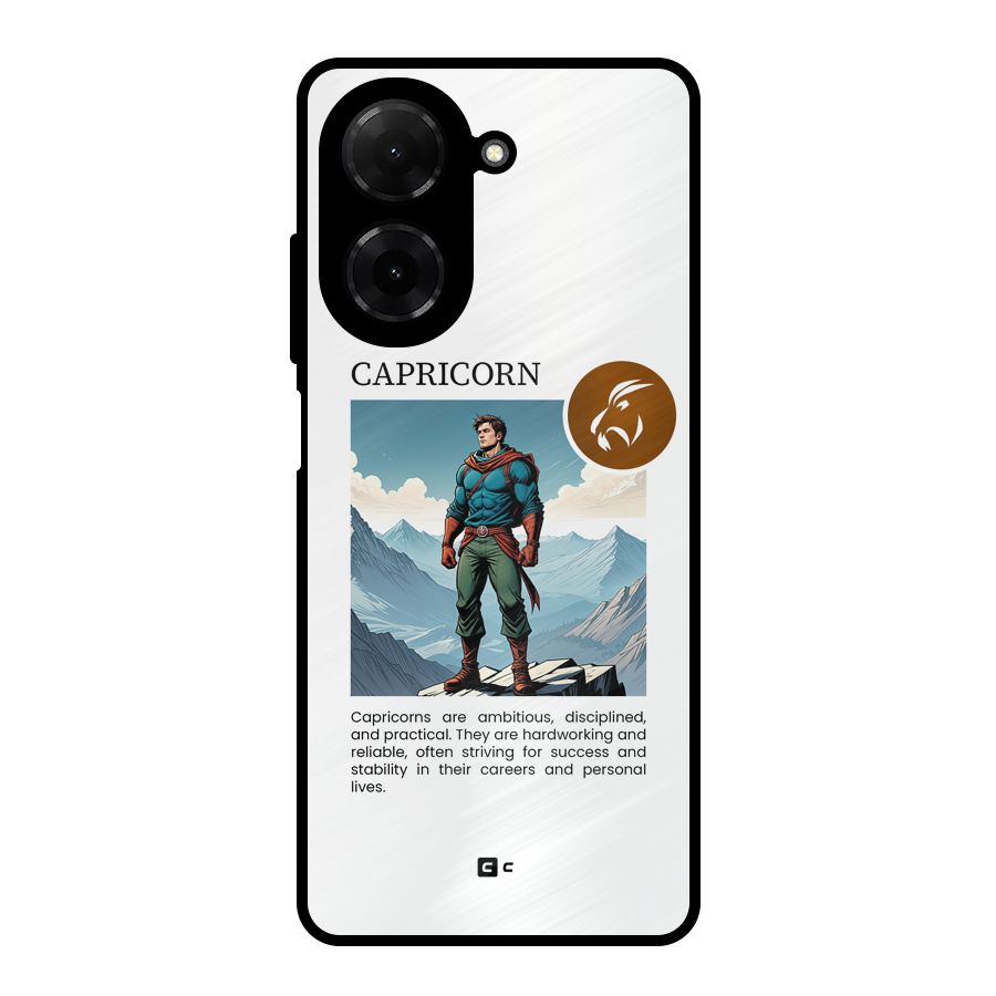 Clever Capricorn Metal Back Case for Redmi A5 4G