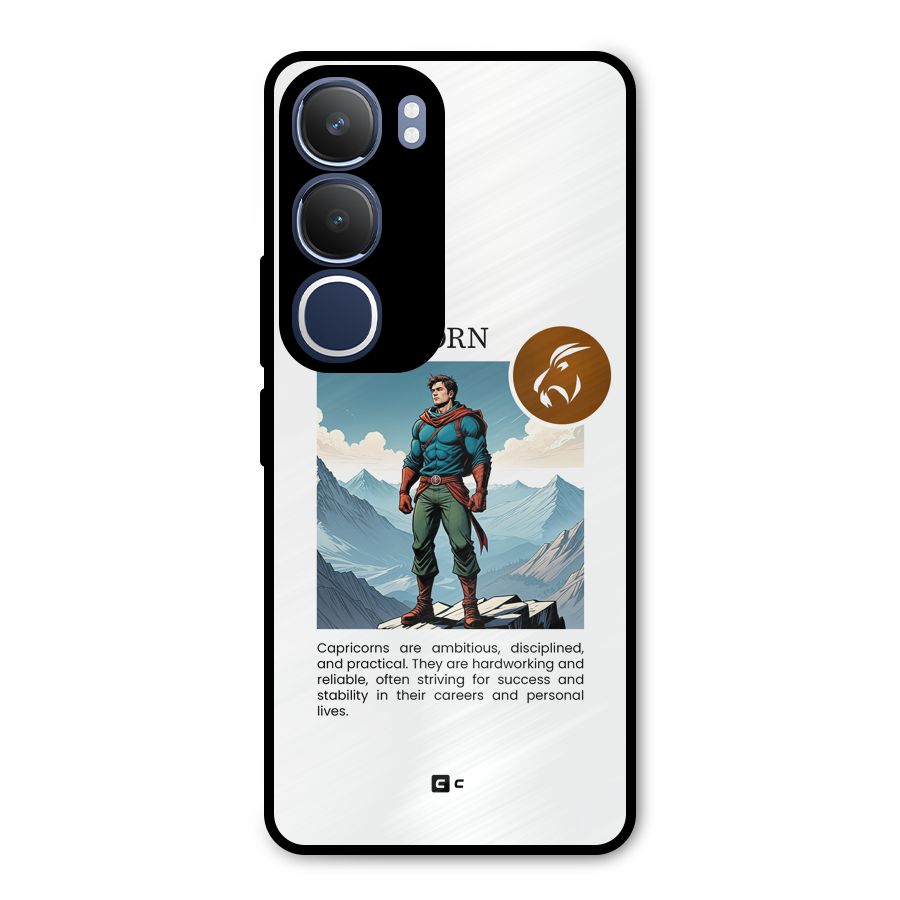 Clever Capricorn Metal Back Case for Vivo Y29
