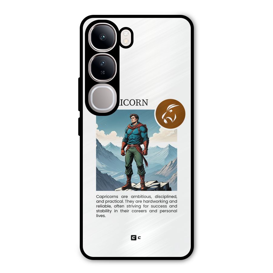 Clever Capricorn Metal Back Case for Vivo Y300