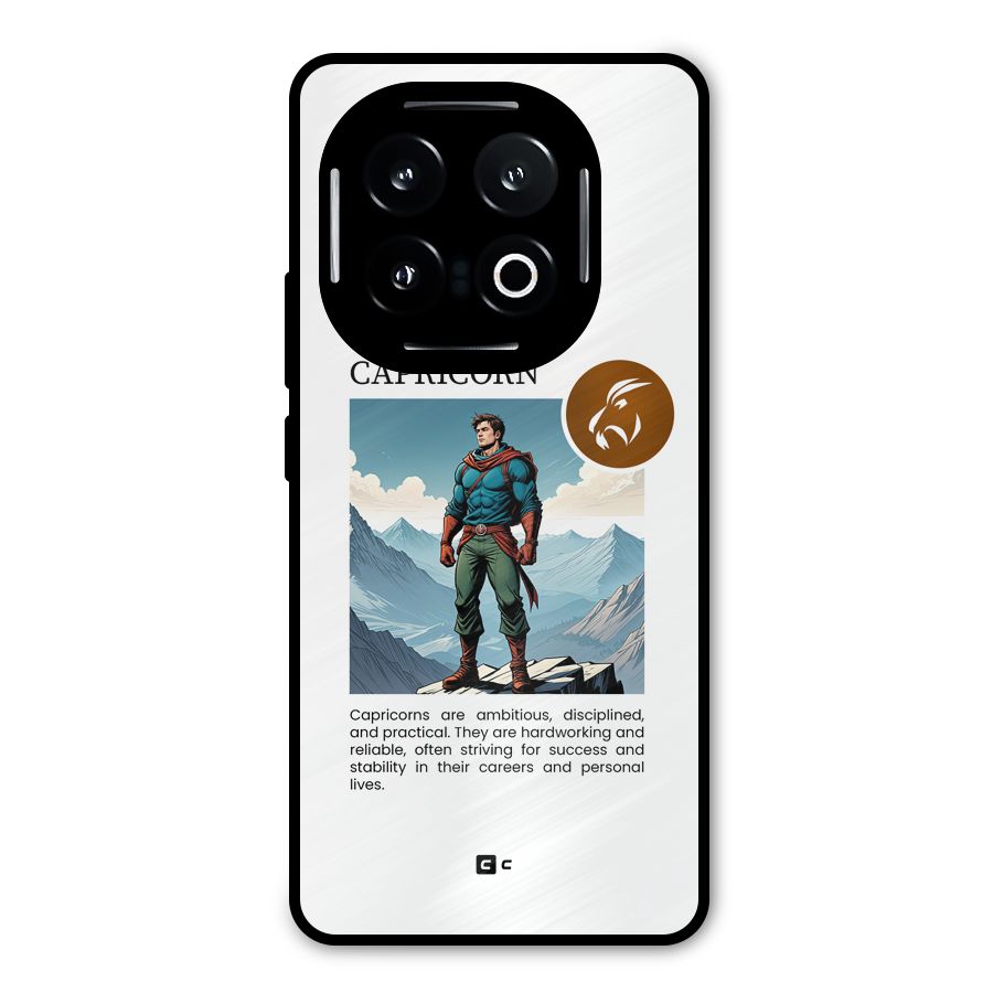 Clever Capricorn Metal Back Case for iQOO 13
