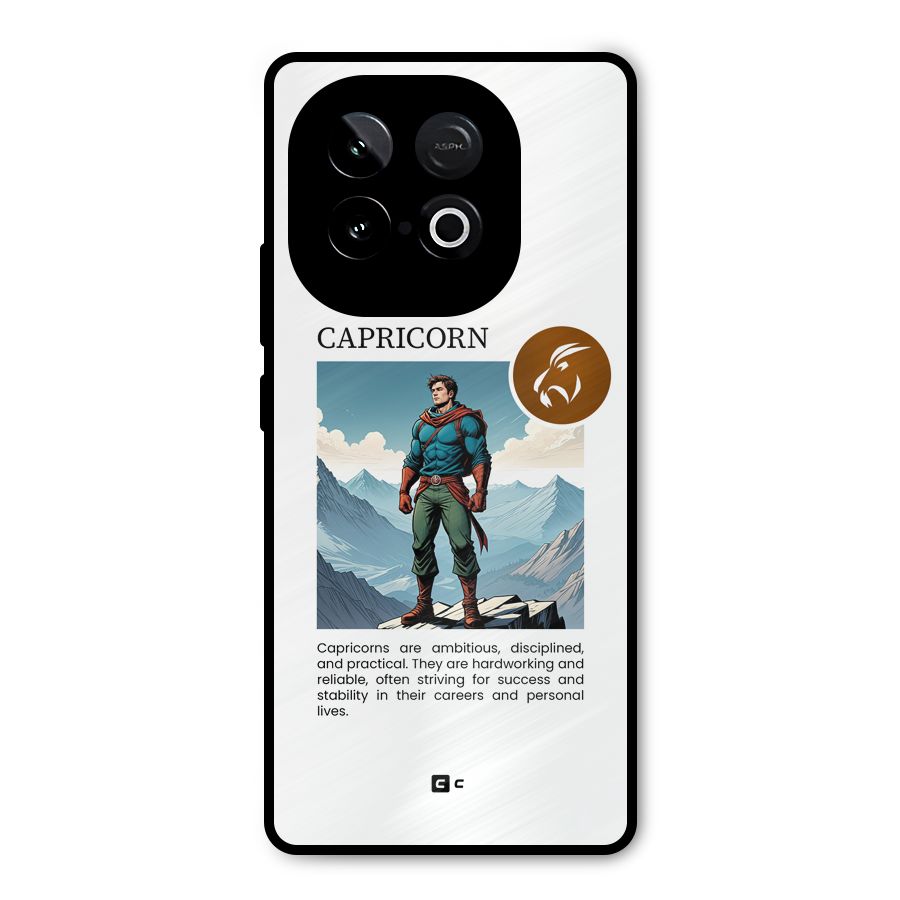 Clever Capricorn Metal Back Case for iQOO Neo 10