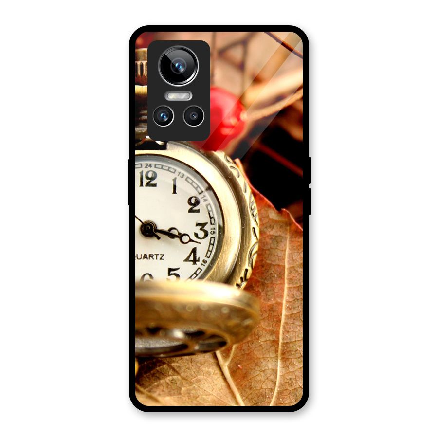 Clock And Cherry Glass Back Case for Realme GT Neo 3