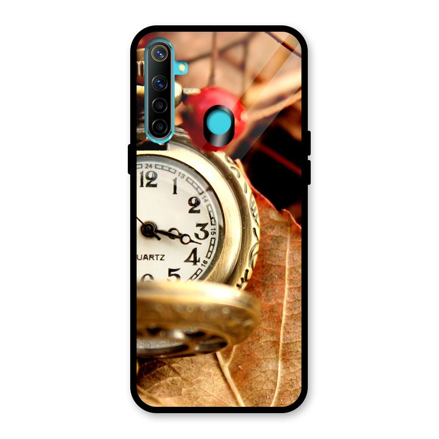 Clock And Cherry Glass Back Case for Realme Narzo 10