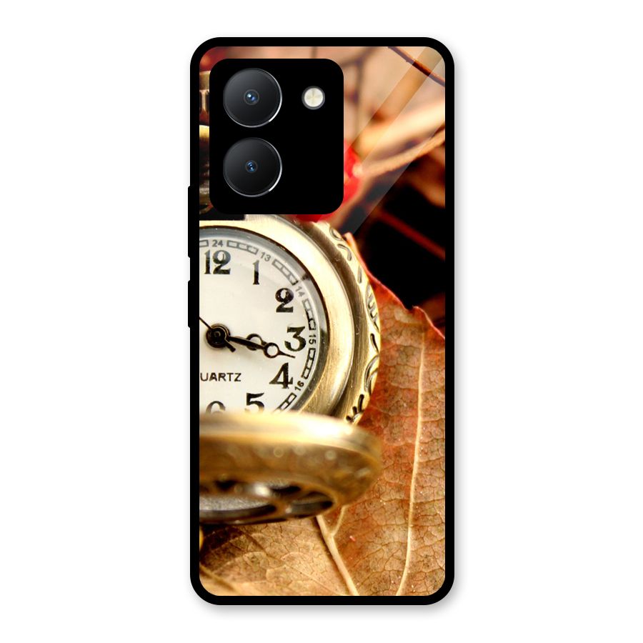 Clock And Cherry Glass Back Case for Vivo Y36