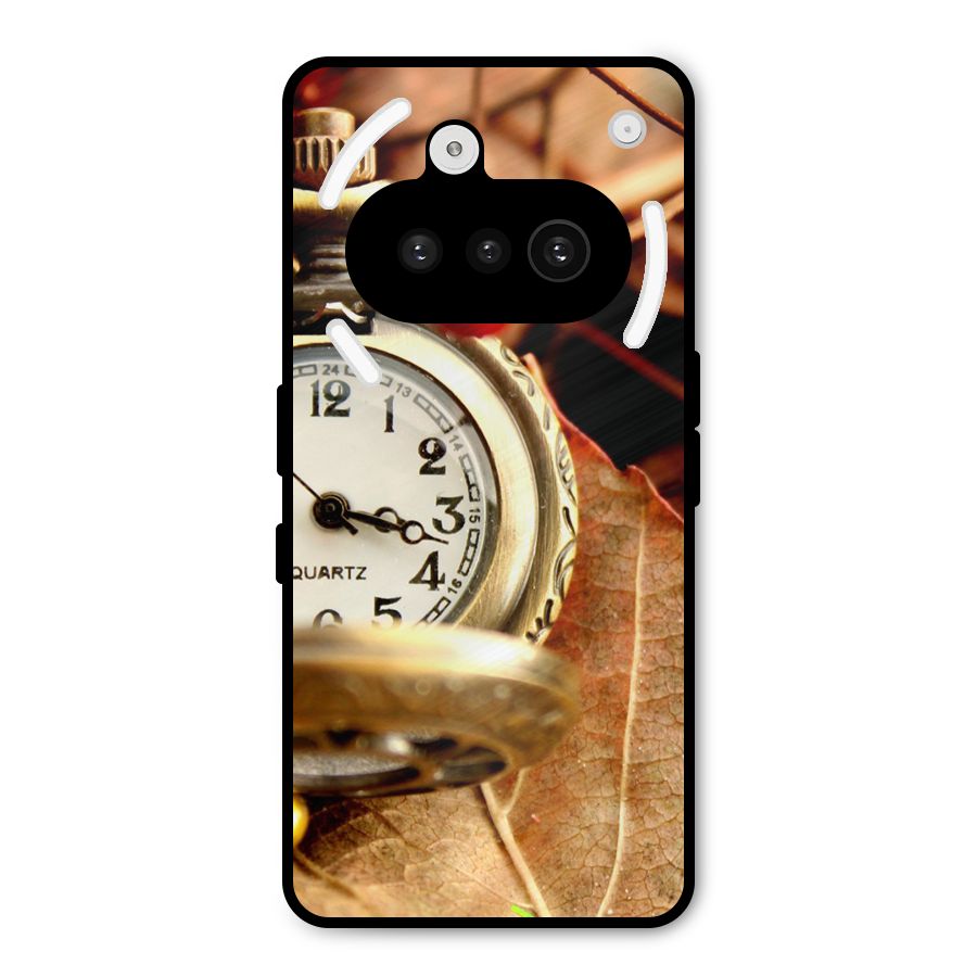 Clock And Cherry Metal Back Case for Nothing Phone 3a