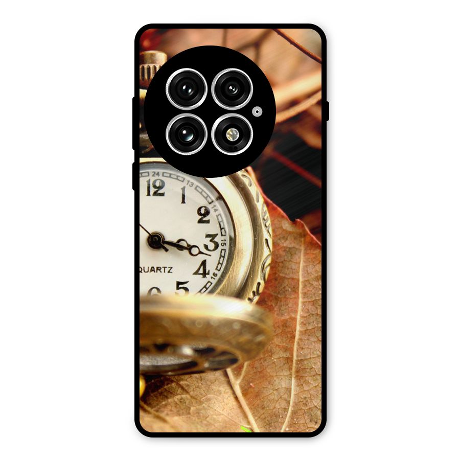 Clock And Cherry Metal Back Case for OnePlus 13