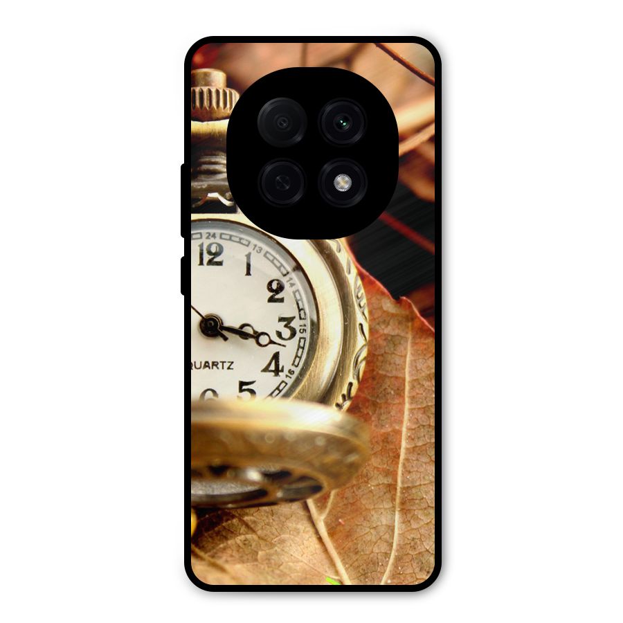 Clock And Cherry Metal Back Case for Oppo F29 Pro