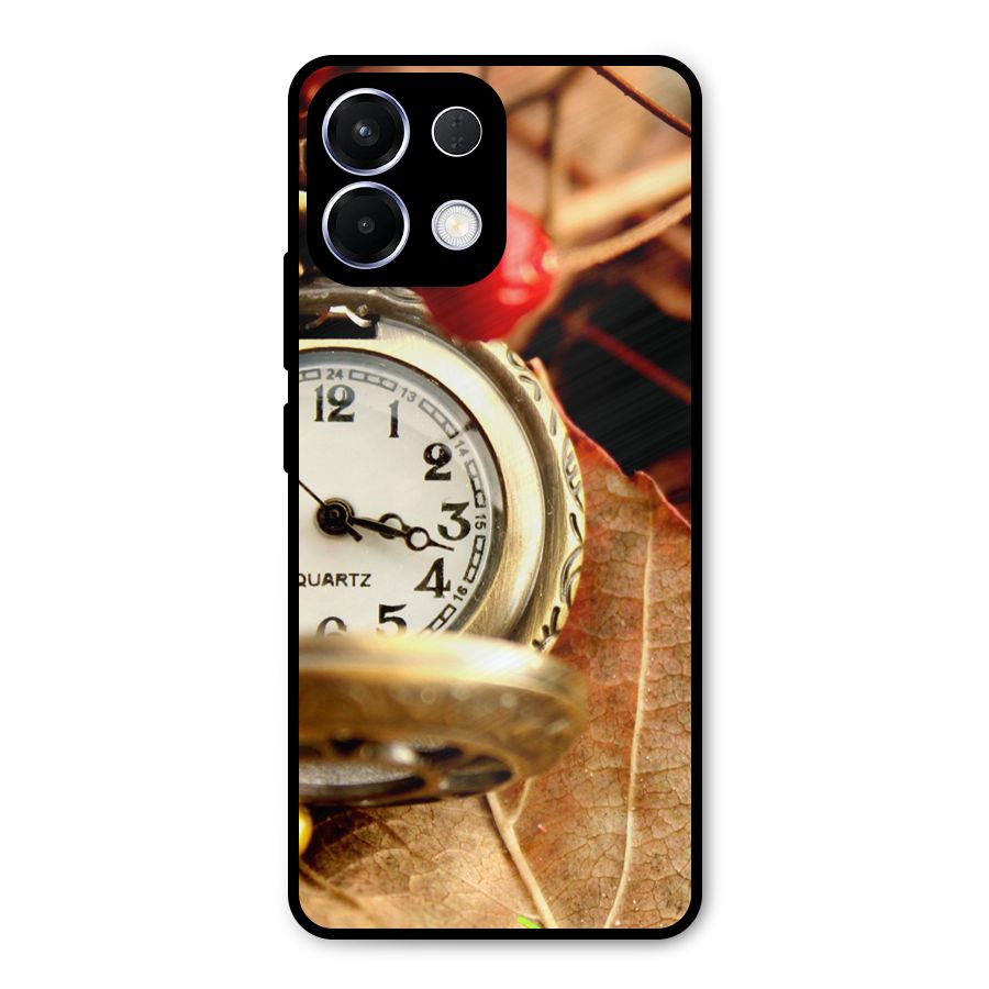 Clock And Cherry Metal Back Case for Oppo K13