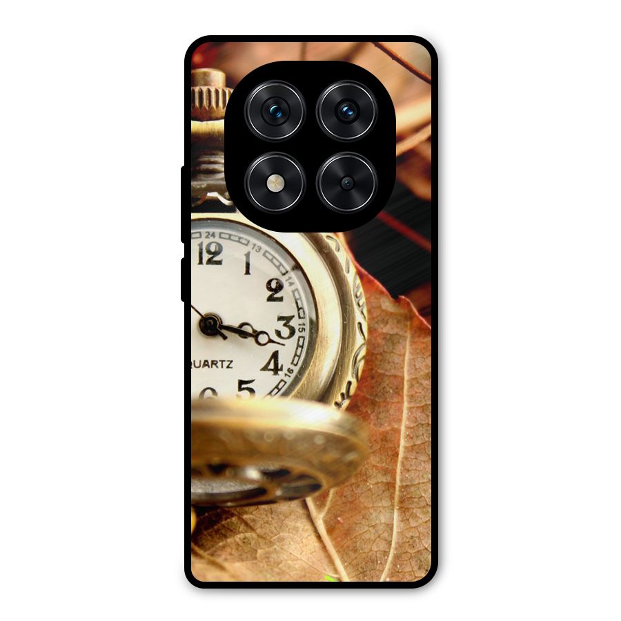 Clock And Cherry Metal Back Case for Redmi Note 14 Pro 5G