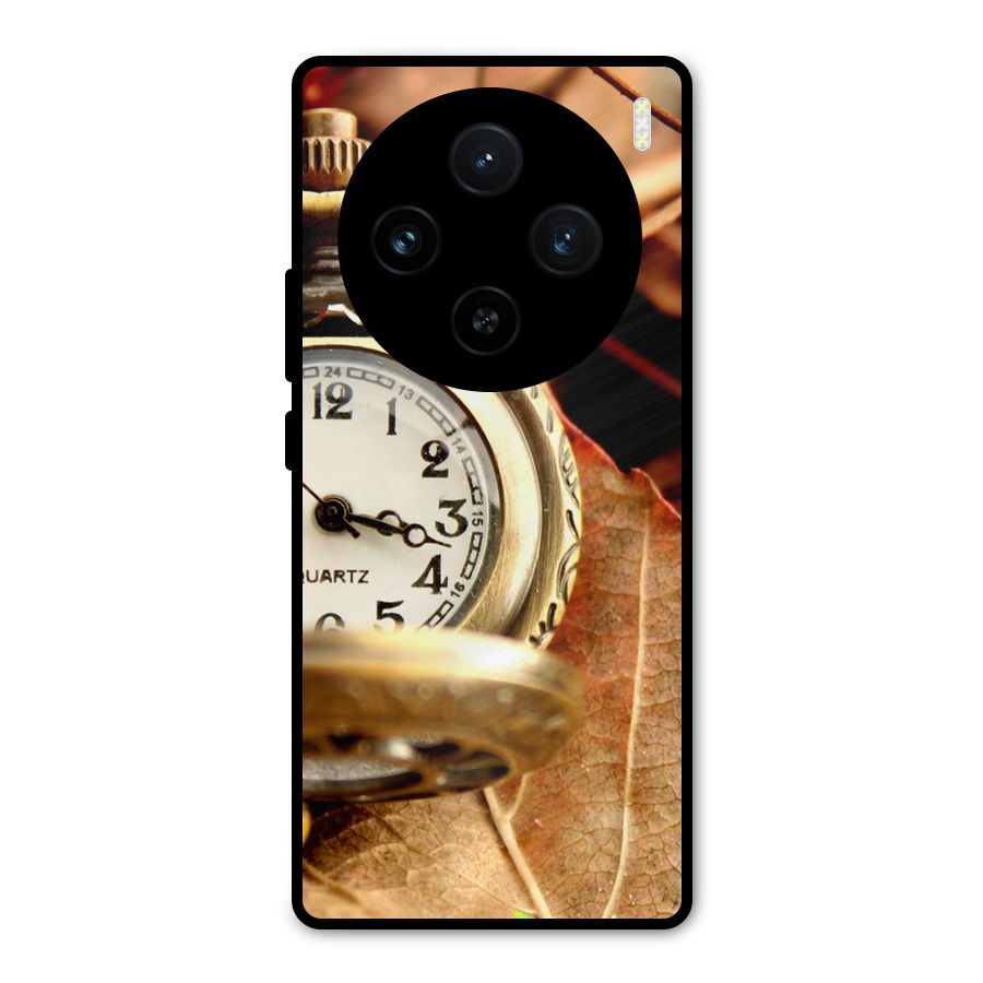 Clock And Cherry Metal Back Case for Vivo X100