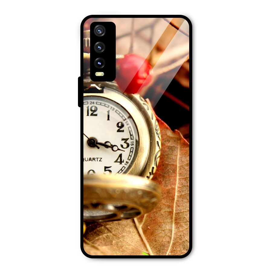 Clock And Cherry Metal Back Case for Vivo Y20g