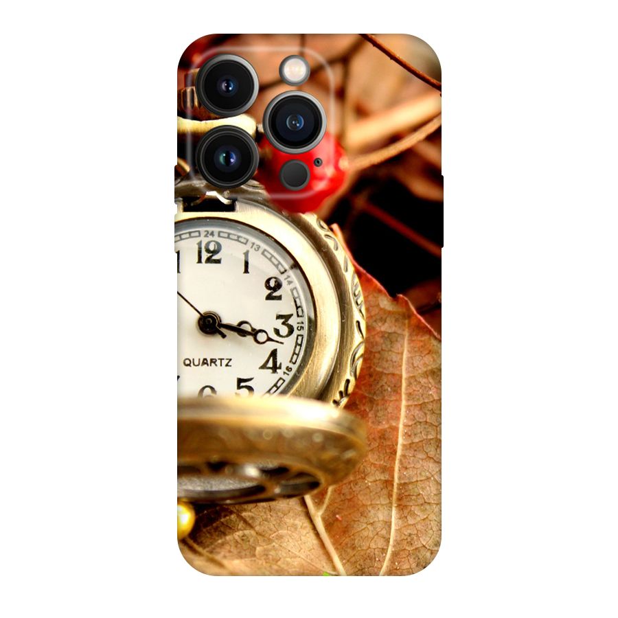 Clock And Cherry Original Polycarbonate Back Case for iPhone 14 Pro