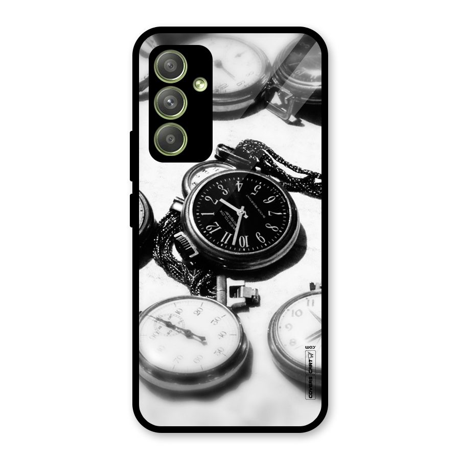 Clock Collection Glass Back Case for Galaxy A54