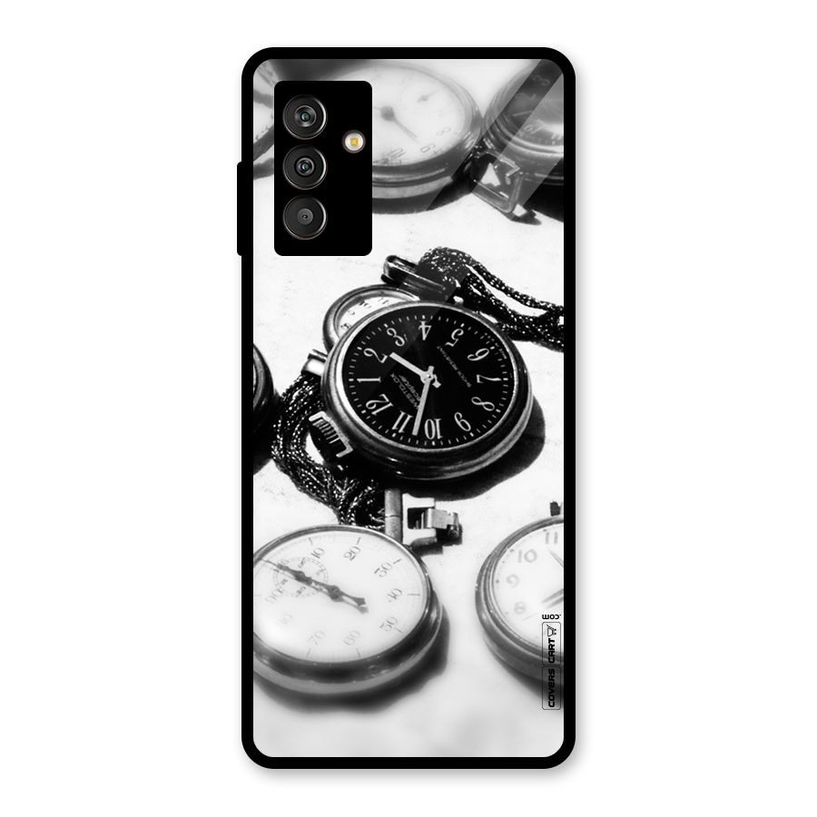 Clock Collection Glass Back Case for Galaxy M13