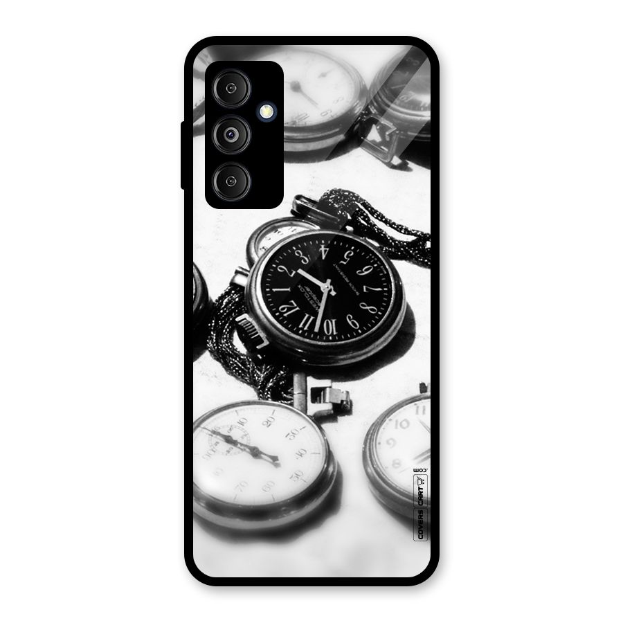 Clock Collection Glass Back Case for Galaxy M14 5G