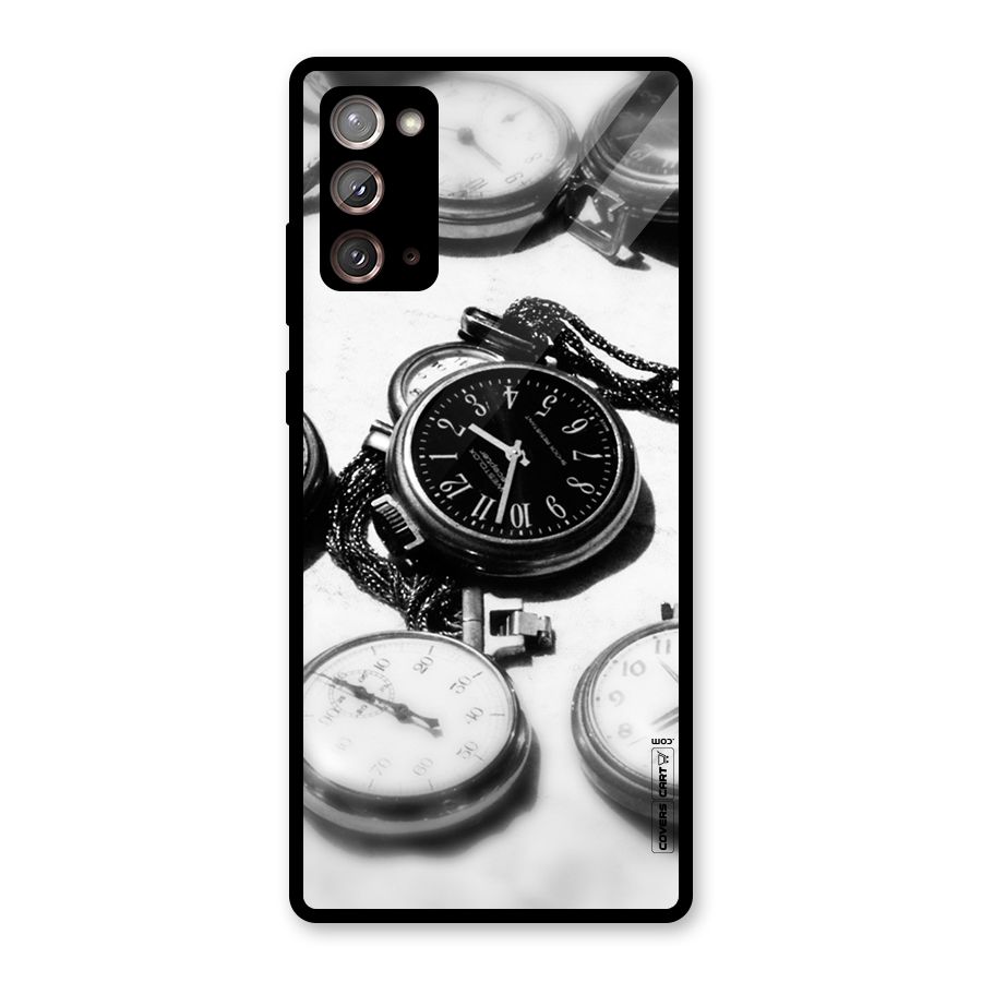 Clock Collection Glass Back Case for Galaxy Note 20