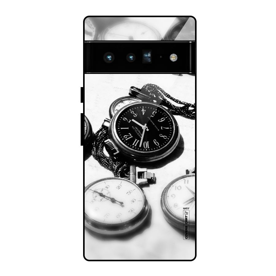 Clock Collection Glass Back Case for Google Pixel 6 Pro