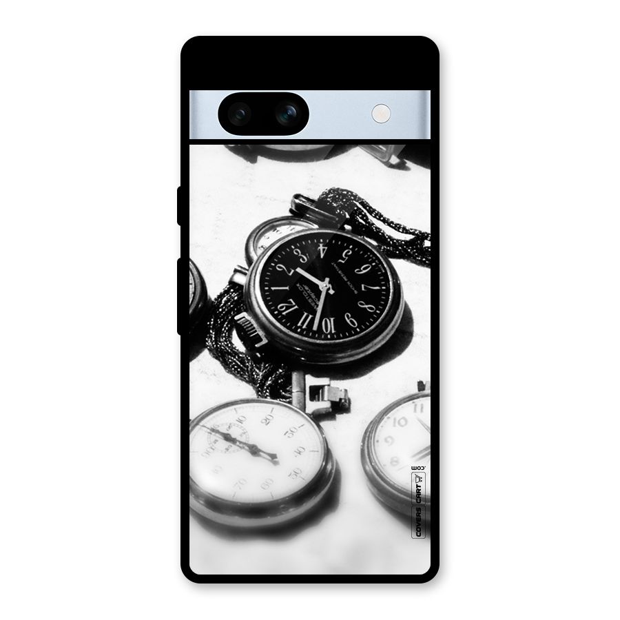 Clock Collection Glass Back Case for Google Pixel 7a