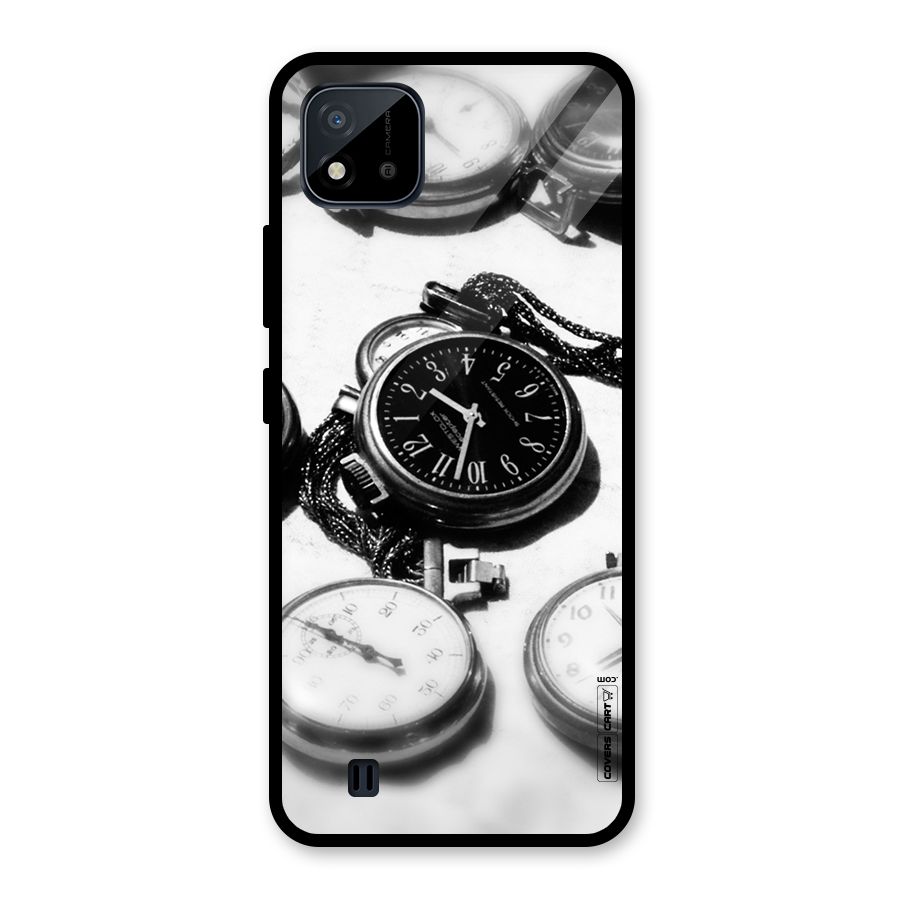 Clock Collection Glass Back Case for Realme C11 2021