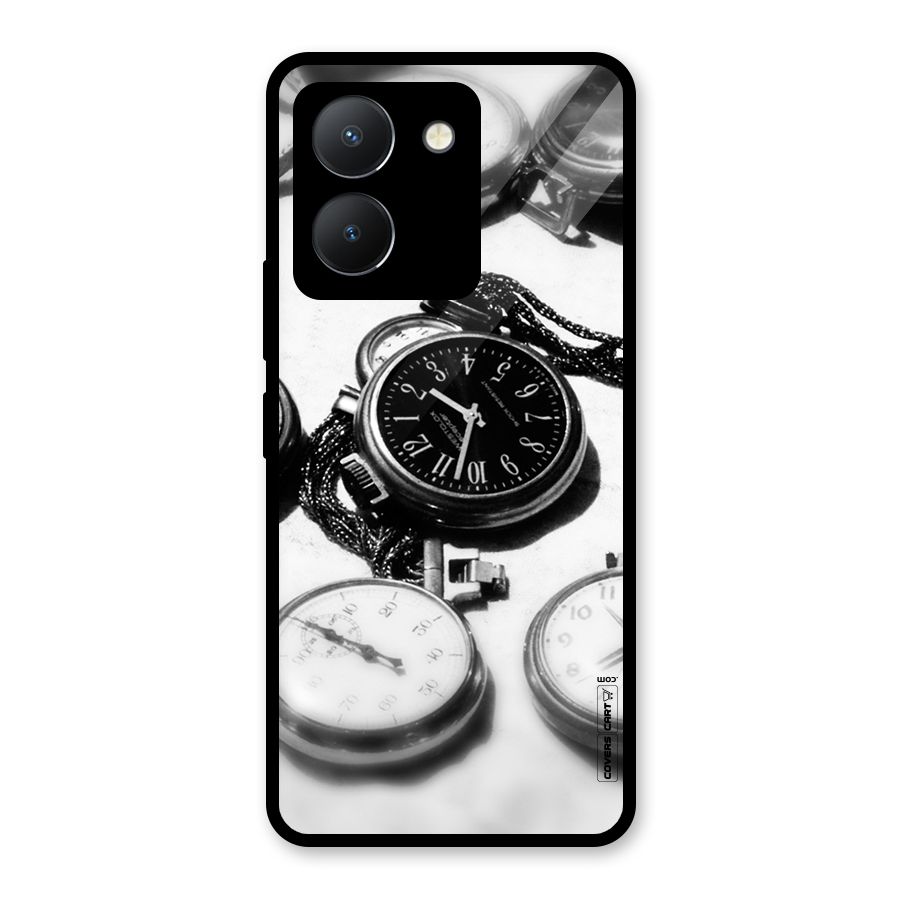 Clock Collection Glass Back Case for Vivo Y36