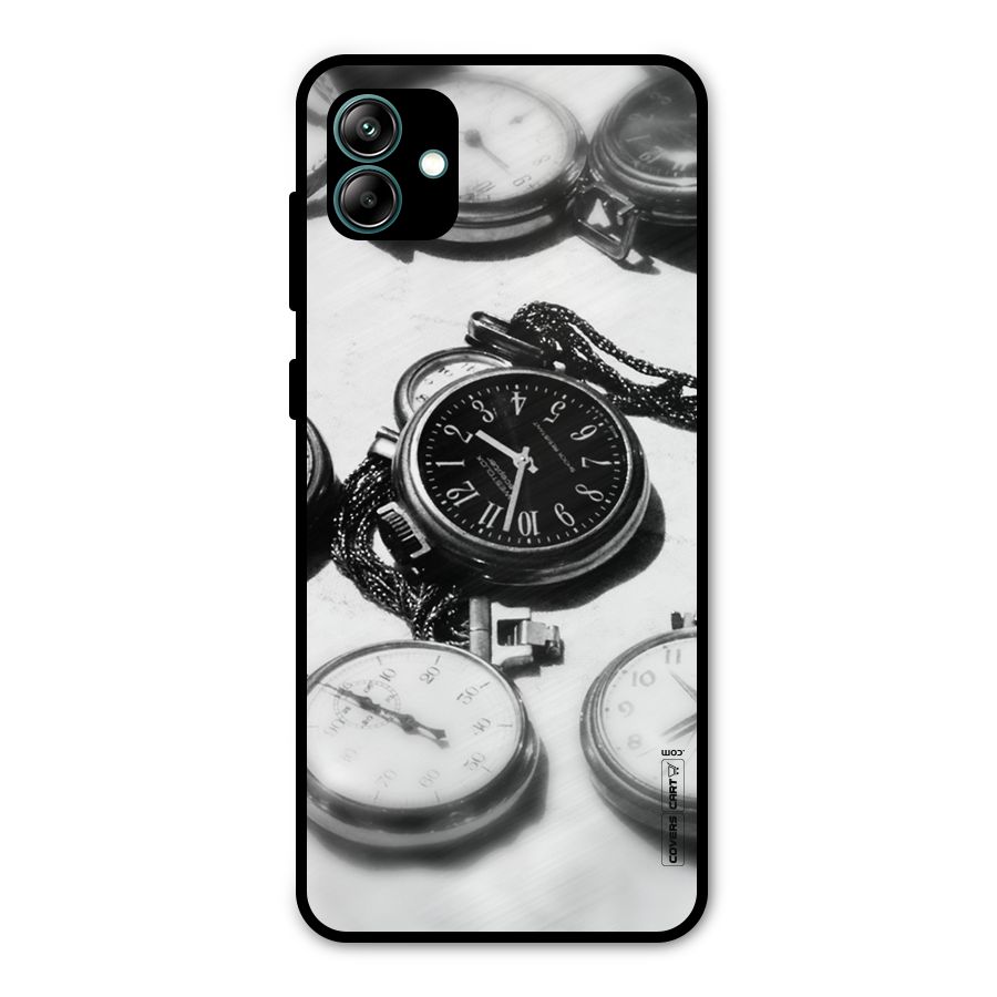 Clock Collection Metal Back Case for Galaxy A04